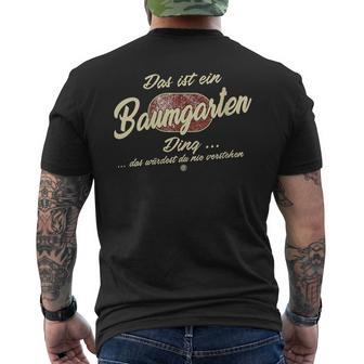 Damen Das Ist Ein Baumgarten Ding Lustiges Familie Baumgarten Mit-Ausschnitt T-Shirt mit Rückendruck - Geschenkecke