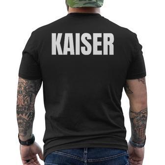 Damen Kaiser Nachname Familie Team Ehe Familienfeier Mit-Ausschnitt T-Shirt mit Rückendruck - Geschenkecke