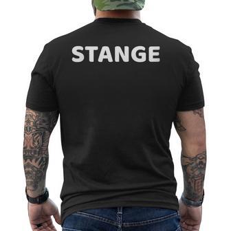 Damen Stange Nachname Team Stange Ehe Familienfeier Retro Mit-Ausschnitt T-Shirt mit Rückendruck - Geschenkecke