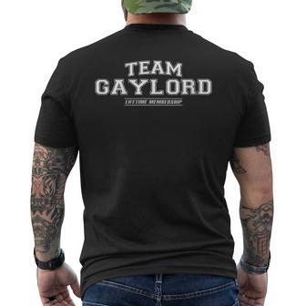 Damen Team Gaylord Stolzer Familiennachname Nachname Geschenk Mit-Ausschnitt T-Shirt mit Rückendruck - Geschenkecke