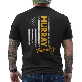 Damen Usa Murray Familienname Murray Nachname Murray Mit-Ausschnitt T-Shirt mit Rückendruck - Geschenkecke