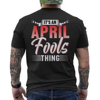 Das Ist Ein Aprilscherz Ding Sarkastisch April Witz T-Shirt mit Rückendruck - Geschenkecke