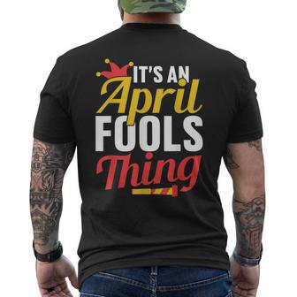 Das Ist Ein Aprilscherz Ding Sarkastisch Witz April T-Shirt mit Rückendruck - Geschenkecke