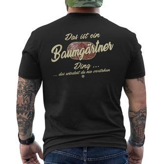 Das Ist Ein Baumgärtner Ding Family Tree Gardener T-Shirt mit Rückendruck - Geschenkecke