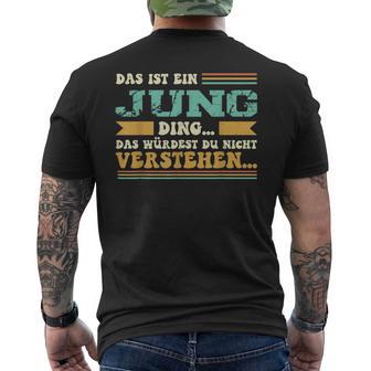 Das Ist Ein Jung Ding Das Ist Ein Jung Ding T-Shirt mit Rückendruck - Geschenkecke