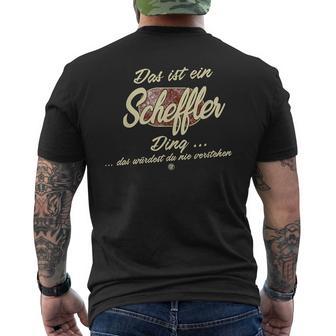 Das Ist Ein Scheffler Ding Family Scheffler T-Shirt mit Rückendruck - Geschenkecke