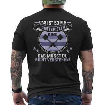 Das Ist So Ein Dartspieler Ding Dart Team Dartspieler T-Shirt mit Rückendruck - Geschenkecke