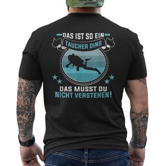 Das Ist So Ein Taucher Ding Diving Instructor T-Shirt mit Rückendruck - Geschenkecke