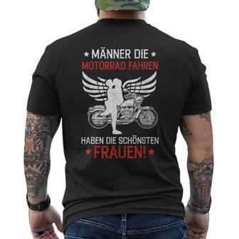 Die Motorcycle Fahren The Motorcycle Driving Motorcycle T-Shirt mit Rückendruck - Geschenkecke