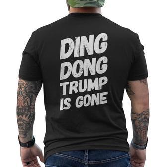 Ding Dong Trump Ist Weg T-Shirt mit Rückendruck - Geschenkecke