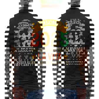 Divertente Pensionato Regalo Pensione Uomo Pensione 2025 T-shirt da uomo con stampa posteriore - Novitaregali