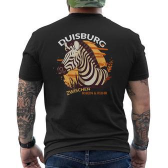 Duisburg Stolz Zebra Töfte Rhein Ruhr For Duisburg T-Shirt mit Rückendruck - Geschenkecke