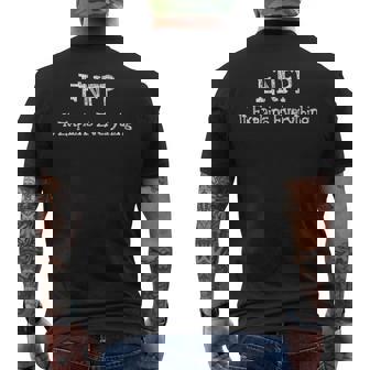 ENFP It Explains Everything Personality Type Men's Back Print T-Shirt - Monsterry