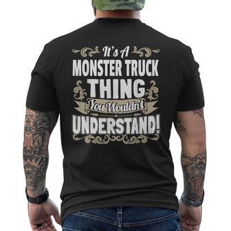 Es Ist Ein Monster Truck Ding T-Shirt mit Rückendruck - Geschenkecke