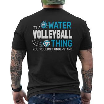 Es Ist Ein Wasservolleyball-Ding Wassersport Poolvolleyball T-Shirt mit Rückendruck - Geschenkecke