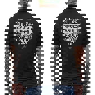 ESFP Entertainer Extrovert Personality Relationship Men's Back Print T-Shirt - Monsterry