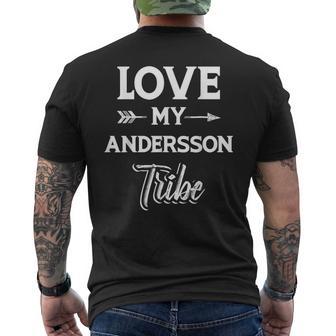 Familienname Andersson Lustiges Wiedersehen Nachname Tag T-Shirt mit Rückendruck - Geschenkecke