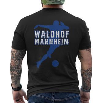 Football Kicken Club Waldhof Fan Baden Württemberg T-Shirt mit Rückendruck - Geschenkecke