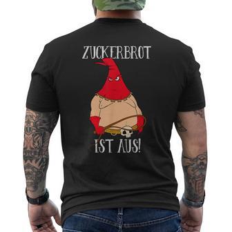 Fun Zuckerbret Ist Aus Dominant Mask And Whip Sayings T-Shirt mit Rückendruck - Geschenkecke