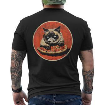 Cat Pizzaintage T-Shirt mit Rückendruck - Geschenkecke