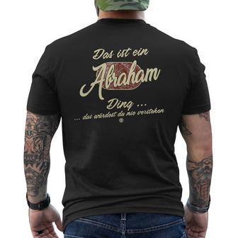 Family Abraham Das Ist Ein Abraham Ding T-Shirt mit Rückendruck - Geschenkecke