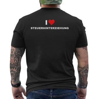 Ich Liebe Steuerhinterziehung T-Shirt mit Rückendruck - Geschenkecke