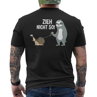 Zieh Nicht So T-Shirt mit Rückendruck - Geschenkecke