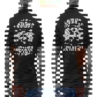 Gool Snowboard Instructor Outfit Snowboarding Lessons Men's Back Print T-Shirt - Monsterry