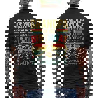Grandpa Of The Birthday Cruiser Sunglasses Cruise Vintage Men's T-shirt Back Print - Monsterry