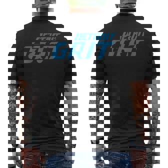 Grit Detroit Men's T-shirt Back Print | Mazezy