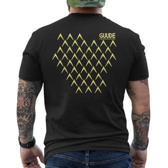 Guude Ribbed Abbelwoiglas Pattern Cider Bembel Hessen T-Shirt mit Rückendruck - Geschenkecke