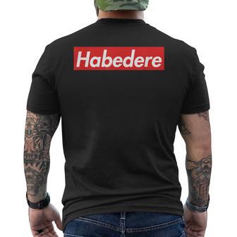 Habedere Red Box Logo Habe Die Ehre Bavarian T-Shirt mit Rückendruck - Geschenkecke