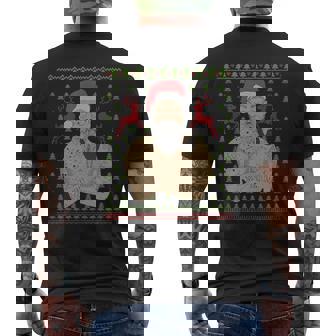 Hipster Tattoo Santa Tacky Christmas Party ABX042 Tank Top Men's Back Print T-Shirt - Monsterry