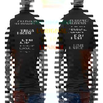Homme Chaudronnier Homme L'original Lerai L'unique Chaudronnier T-shirt imprimé au dos - Cadeauxyz