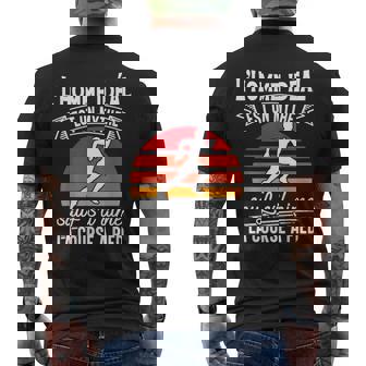 Homme Course À Pied L'homme Idéal Cadeau Humour Runner T-shirt imprimé au dos - Cadeauxyz