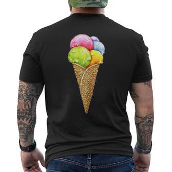 Ice Cone T-Shirt mit Rückendruck - Geschenkecke