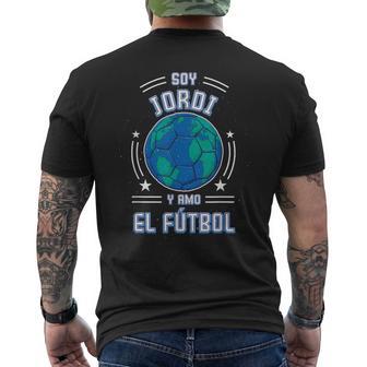 Ich Bin Jordi Und Ich Liebe Den Fußball Für Fußballfans T-Shirt mit Rückendruck - Geschenkecke