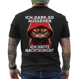 I Ich Kann So Sehen Ich Hatte Cat T-Shirt mit Rückendruck - Geschenkecke