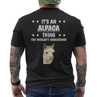 Ist So Ein Alpaka Ding Lustiger Spruch Alpakas T-Shirt mit Rückendruck - Geschenkecke