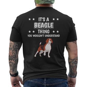 Ist So Ein Beagle Ding Lustiger Spruch Beagle T-Shirt mit Rückendruck - Geschenkecke