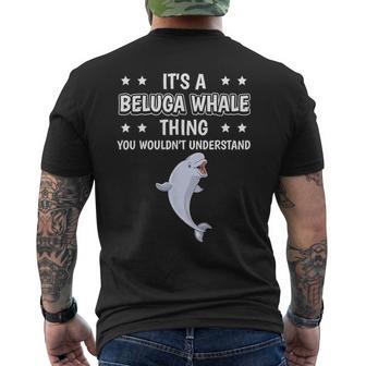 Ist So Ein Belugawal Ding Lustiger Spruch Belugawale T-Shirt mit Rückendruck - Geschenkecke