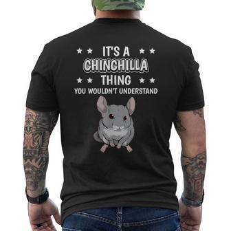 Ist So Ein Chinchilla Ding Lustiger Spruch Chinchillas T-Shirt mit Rückendruck - Geschenkecke