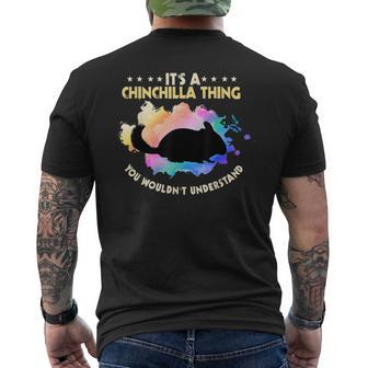 Ist So Ein Chinchilla Ding Sachen Chinchilla T-Shirt mit Rückendruck - Geschenkecke