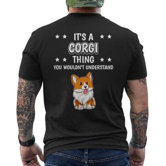 Ist So Ein Corgi Ding Lustiger Spruch Corgis T-Shirt mit Rückendruck - Geschenkecke