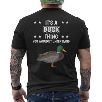 Ist So Ein Ente Ding Lustiger Spruch Enten T-Shirt mit Rückendruck - Geschenkecke