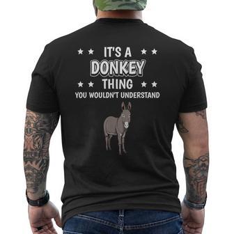 Ist So Ein Esel Ding Lustiger Spruch Esel T-Shirt mit Rückendruck - Geschenkecke