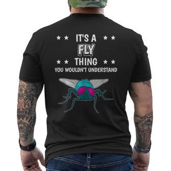 Ist So Ein Fliege Ding Lustiger Spruch Fliegen T-Shirt mit Rückendruck - Geschenkecke