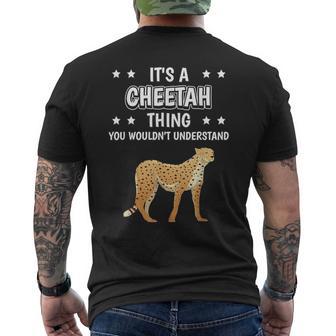 Ist So Ein Gepard Ding Lustiger Spruch Geparden T-Shirt mit Rückendruck - Geschenkecke