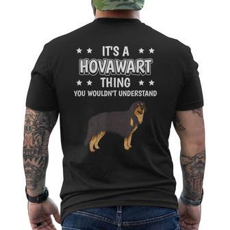 Ist So Ein Hovawart Ding Lustiger Spruch Hovawarts T-Shirt mit Rückendruck - Geschenkecke