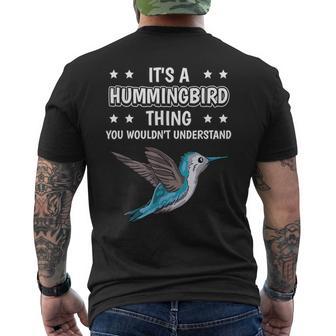 Ist So Ein Kolibri Ding Lustiger Spruch Kolibris T-Shirt mit Rückendruck - Geschenkecke